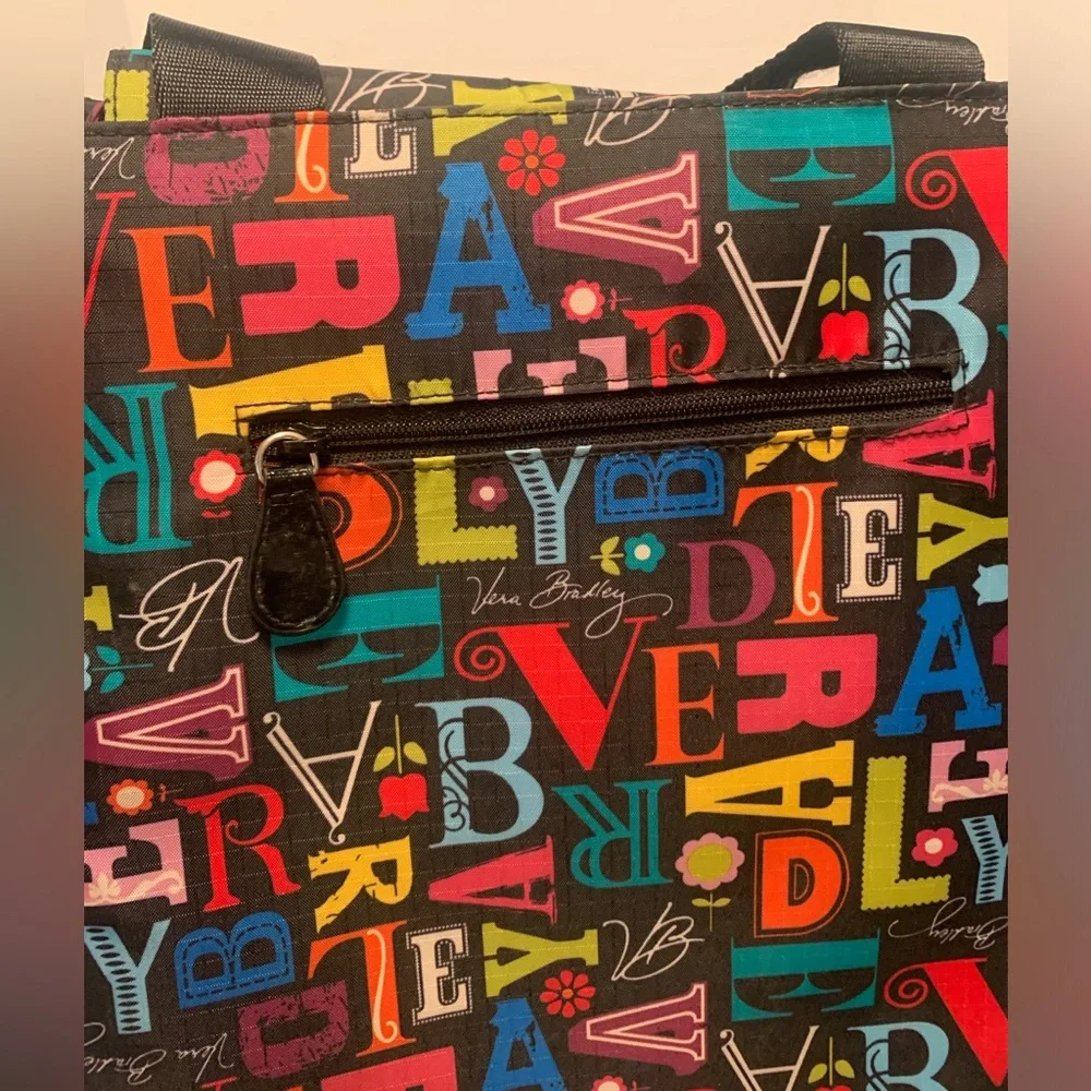Vera Bradley: A to Vera Frill Laptop Bag 19 inch by 11 inch: Great Condition